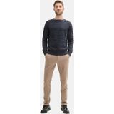 TOM TAILOR - Travis Slim - Chino Broek - Beige - Zigzagstructuur