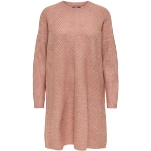ONLY Gebreide jurk 'ONLCAROL'  lichtbruin