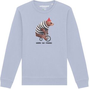 Watapparel Sweatshirt ' Tour de Franz '  lichtblauw / gemengde kleuren