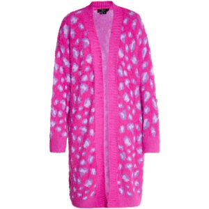 faina Gebreid vest  lila / pastellila / pink