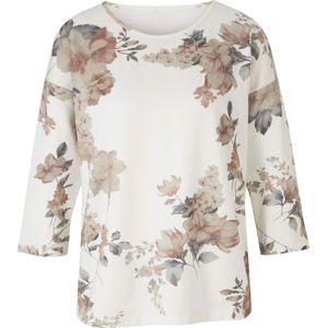 Zachtroze Gebloemde Bikini - 48% Katoen 48% Modaal 4% Elastaan