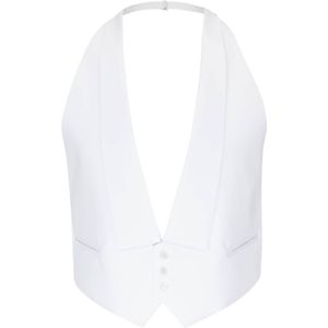 SEIDENSTICKER Bodywarmer 'Schwarze Rose'  wit