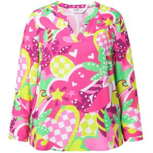 Angel of Style Blouse  limoen / grasgroen / donkerlila / pink
