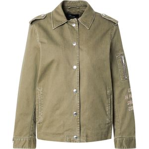 The Kooples Tussenjas  ecru / kaki / zwart