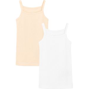 Cool Club Onderhemd  perzik / wit