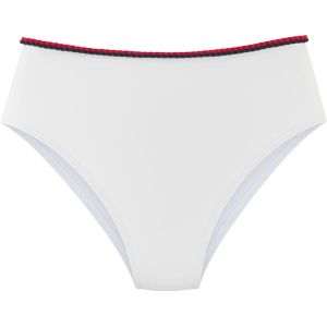Look - Bikinibroekje - Wit - Gevlochten Details
