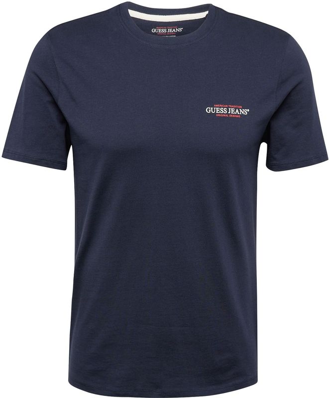 GUESS JEANS Shirt 'American Tradition'  navy / rood / wit