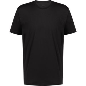 Mey - Shirt - Zwart - Katoen - Ronde Hals - Kwartmouw