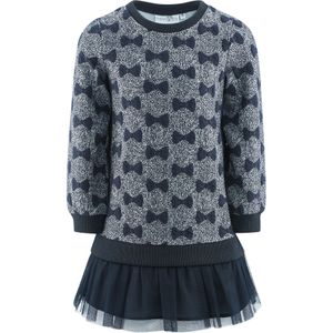 happy girls Jurk  marine / wit