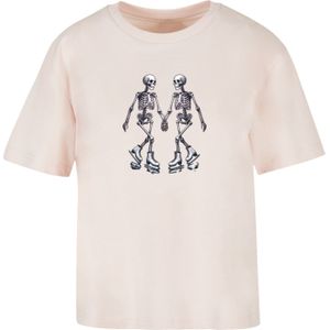 F4NT4STIC Shirt  pastelroze / zwart / wit