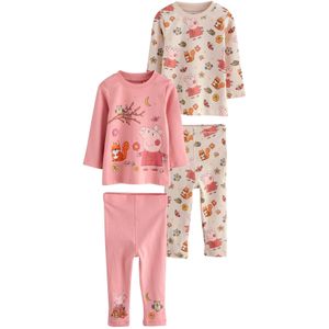Next Nachtkledij 'Peppa Pig'  curry / oranje / rosa / pitaja roze
