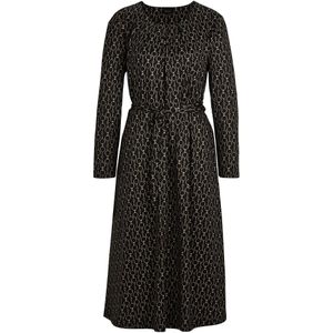 MADELEINE Jurk  lichtbruin / zwart