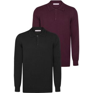 Felix Hardy Trui  bordeaux / zwart
