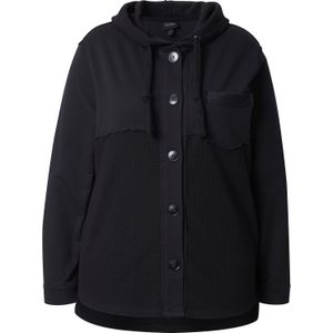 Ulla Popken Sweatvest  zwart