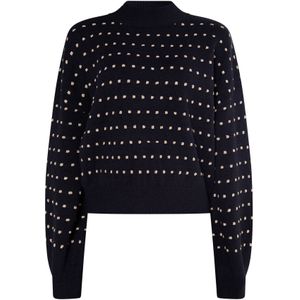 faina Trui 'Imane'  beige / zwart