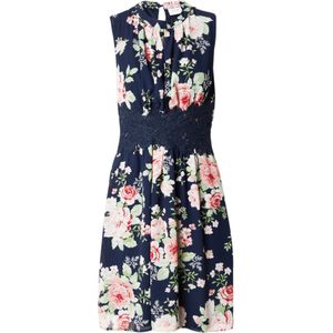 VILA Jurk 'MILINA'  navy / groen / rosé / wit