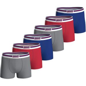Huddle Boxershorts 'New York Giants'  blauw / grijs / rood / wit