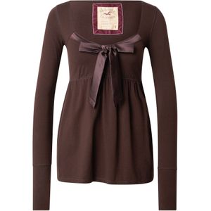 HOLLISTER Shirt  donkerbruin