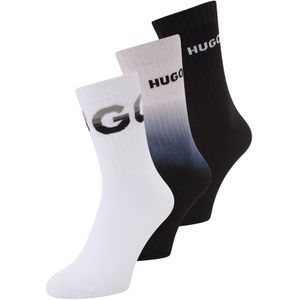 Hugo Rib Rising 10276024 Crewsokken 3 Paren