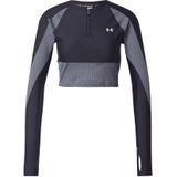Under Armour - Hg Rib 1/4 Zip - Dames Pullover - Zwart