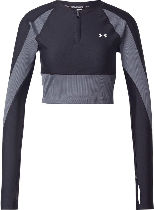 Under Armour - Hg Rib 1/4 Zip - Dames Pullover - Zwart