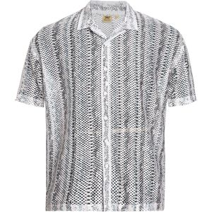 Campus Sutra Overhemd 'Topsey'  lichtbeige / grijs / zwart