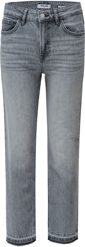 Salsa - True Hem Detail - Spijkerbroek - Grijs - Slanke Cropped Pijp