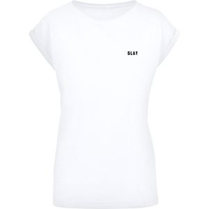 F4NT4STIC Shirt 'Slay'  zwart / wit