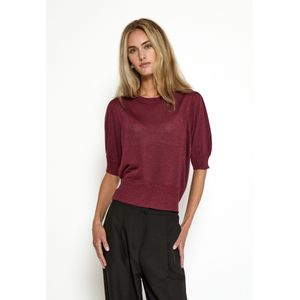 minus Top ' Liv'  donkerrood