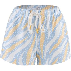 PJ Salvage Pyjamabroek ' Tiger Dots '  lichtblauw / geel / wit