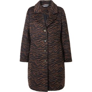 Studio Untold Wintermantel  marine / cognac