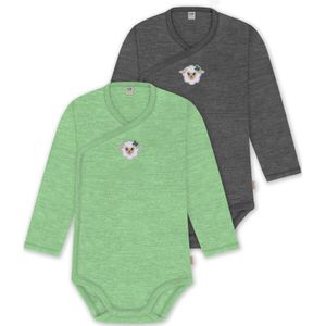 normani Rompertje/body 'Kaitaia'  antraciet / kiwi