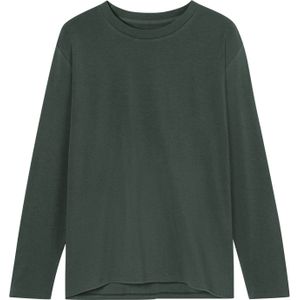 SCHIESSER - Mix & Relax - Slaapshirt - Donkergroen