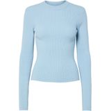 PIECES Trui  lichtblauw
