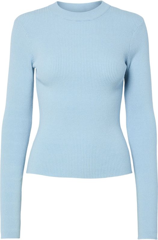 PIECES Trui  lichtblauw