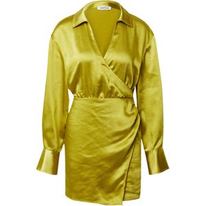 EDITED Jurk 'Shoshana'  groen / limoen