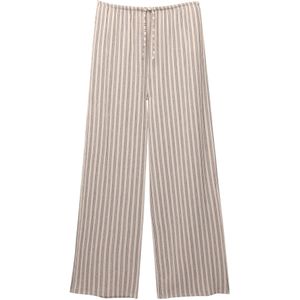 Pull&Bear Broek  ecru / grijs