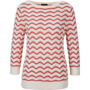 Goldner Trui  koraal / natuurwit