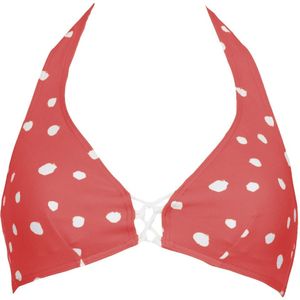 VIVID Bikinitop  rood / offwhite