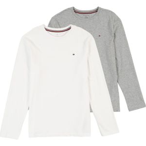 Tommy Hilfiger Underwear Shirt  grijs gemêleerd / wit
