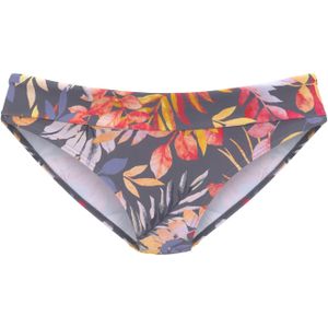 Look - Floral Bikinibroekje - Grijs Gedessineerd - Recycling-Polyamide