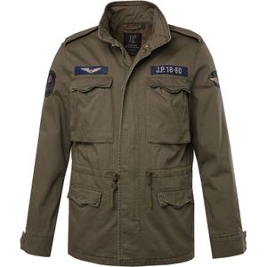 JP1880 Tussenjas  groen / zwart