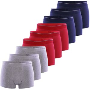 Blackspade Boxershorts  donkerblauw / grijs gemêleerd / karmijnrood