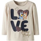 NAME IT Shirt  bruin / oranje / zwart / wit