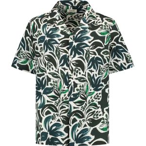 Shiwi Overhemd 'Vic'  groen / donkergroen / wit