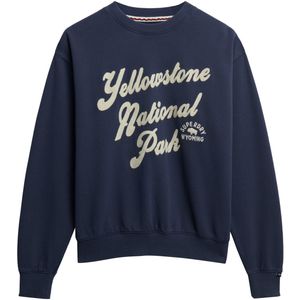 Superdry Sweatshirt  beige / marine