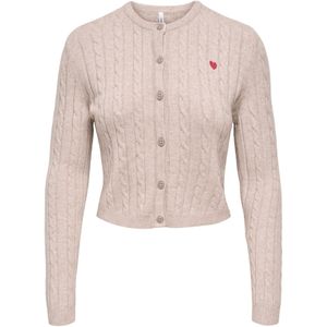 ONLY Gebreid vest 'ONLKATIA'  oudroze