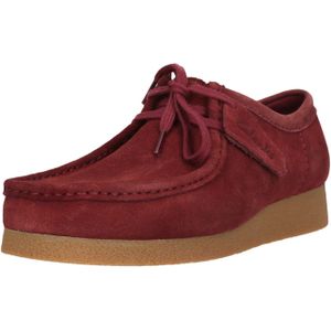 CLARKS Veterschoen 'WallabeeEVO'  rood