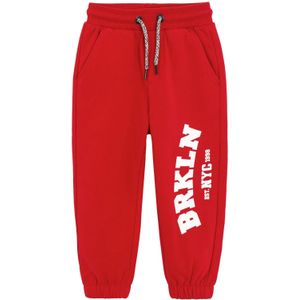 Cool Club Broek  knalrood / wit