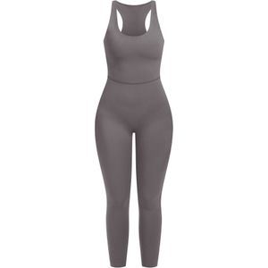 Smilodox - Jumpsuit 'Ilva' - Antraciet - Lang/maxi - Slanke Pasvorm
